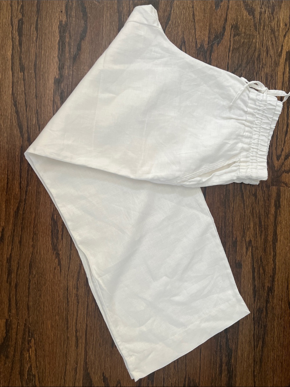 Tommy Bahama white Drawstring Linen Pants